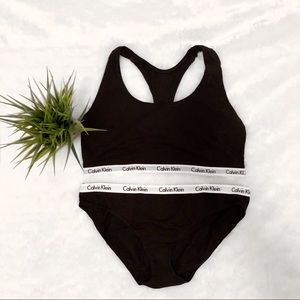 Calvin Klein bra and panty set